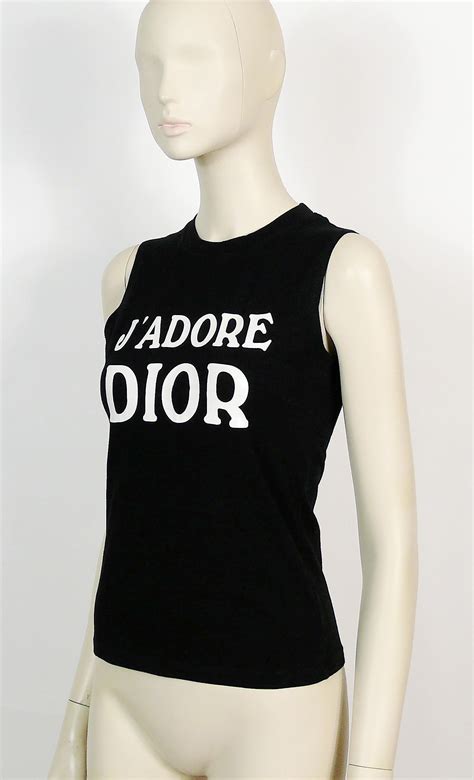 j adore dior tank top|authentic christian dior tops.